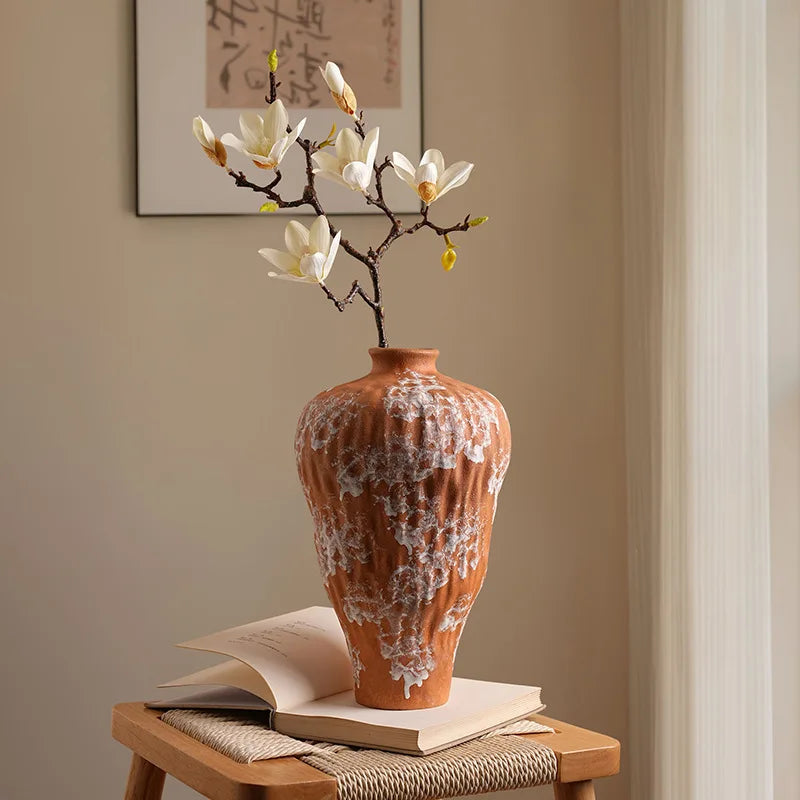 Vase Céramique Rétro Wabi-Sabi